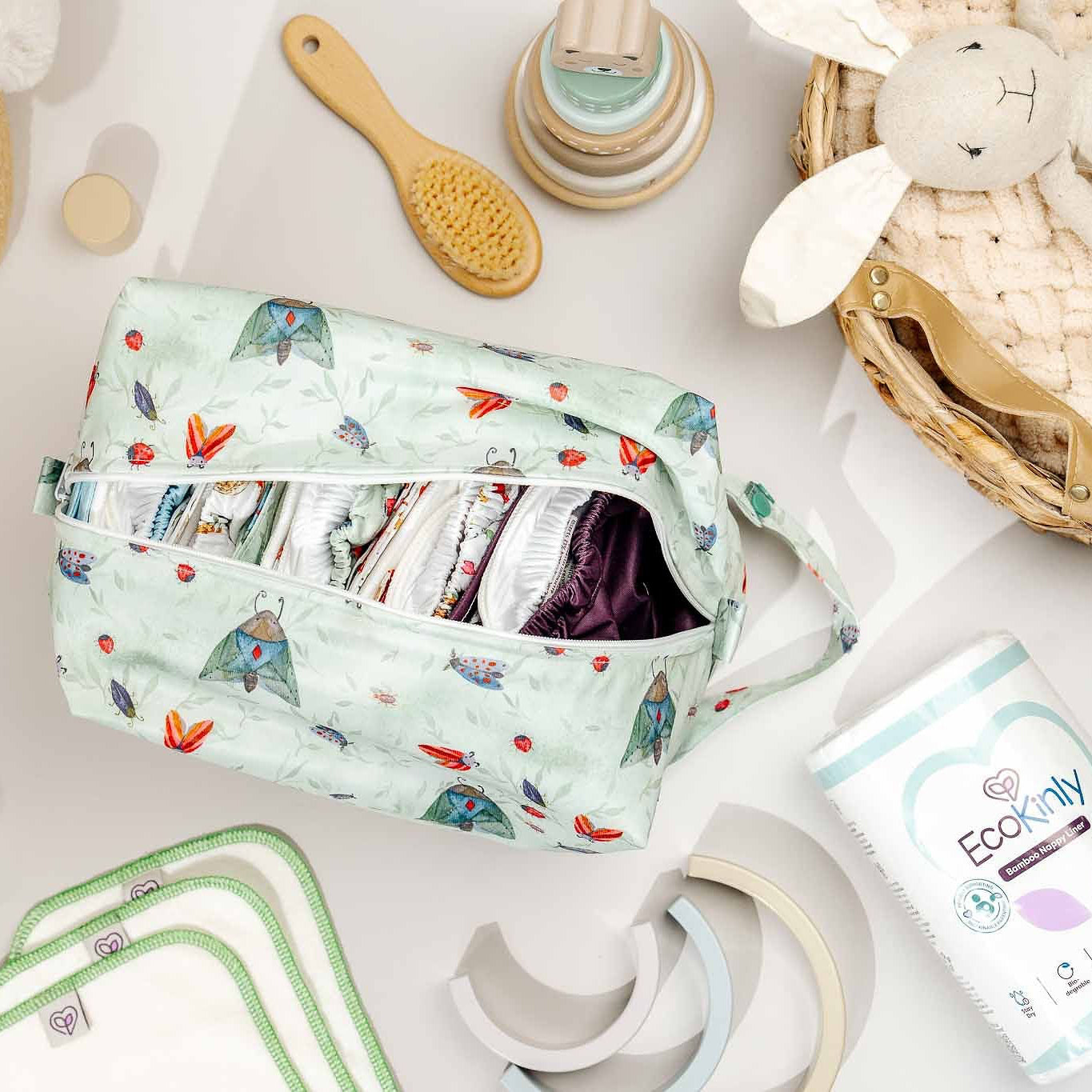 EcoKinly Nappy Starter Kit 3 mths - 3 yrs