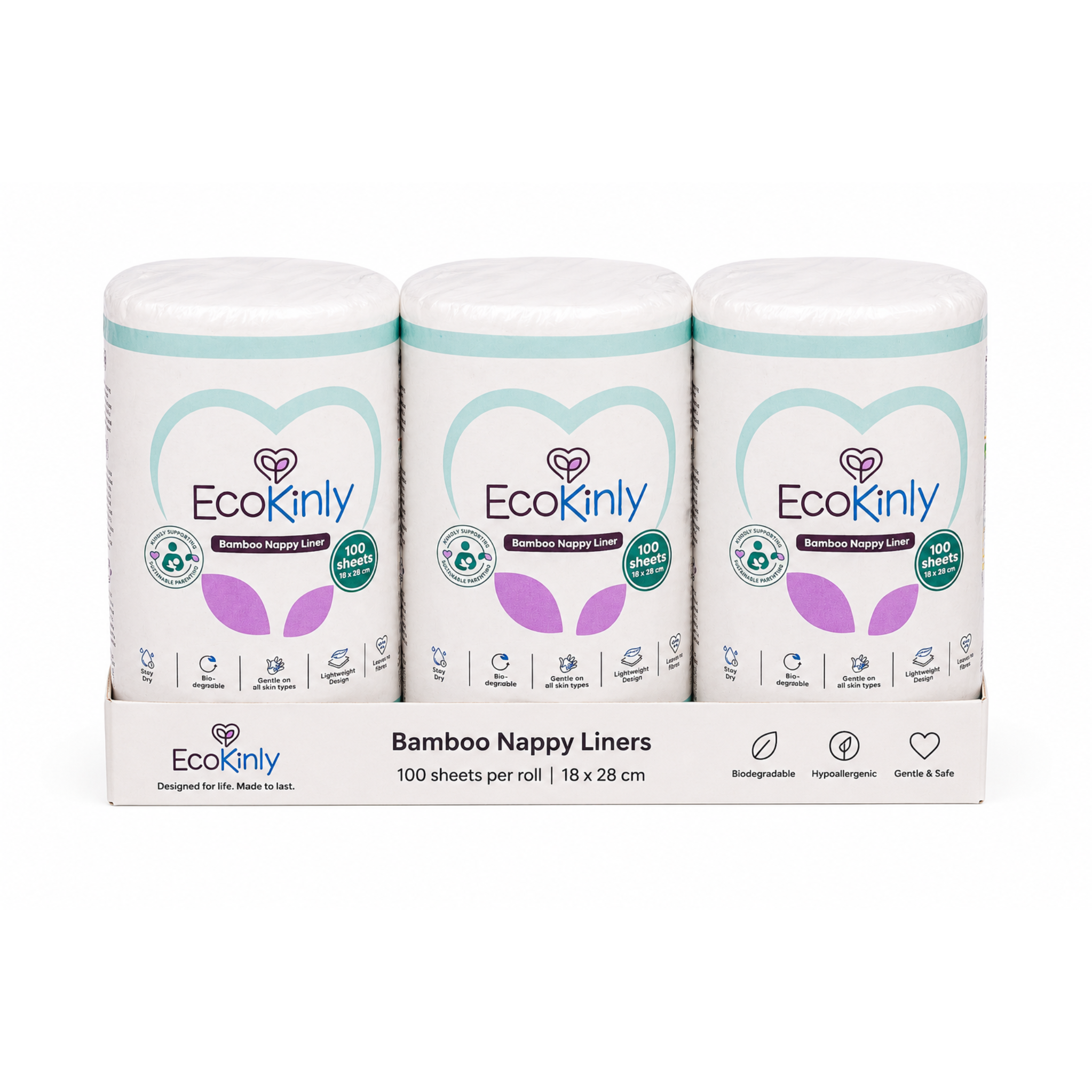 EcoKinly Nappy Liner Biodegradable Bamboo