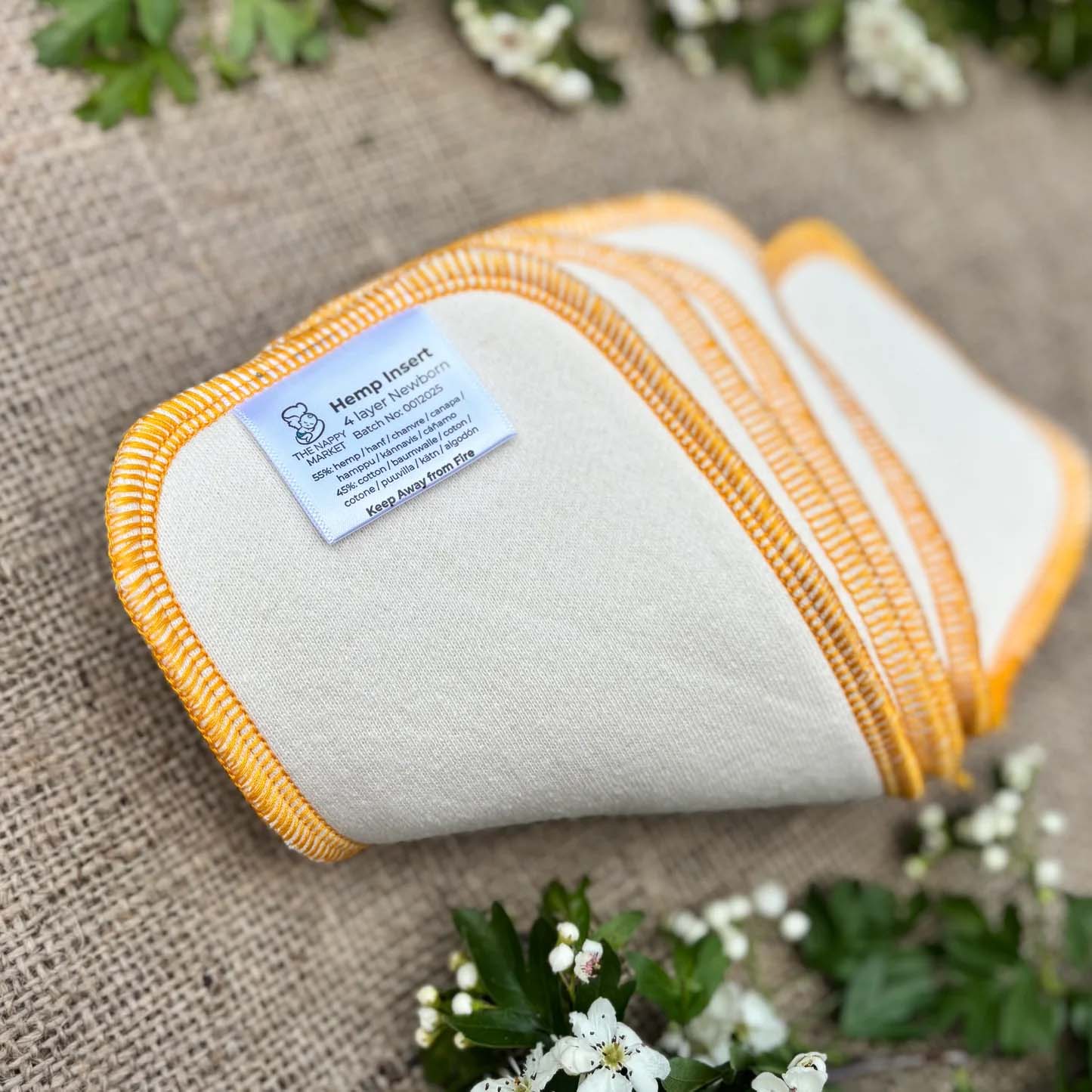 EcoKinly 4 layer Newborn Hemp Insert