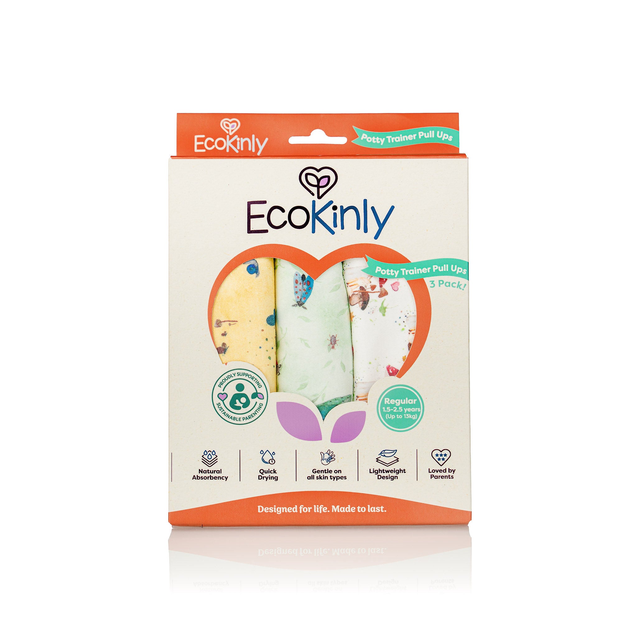 EcoKinly Potty Trainer Pull Up - 3 Pack