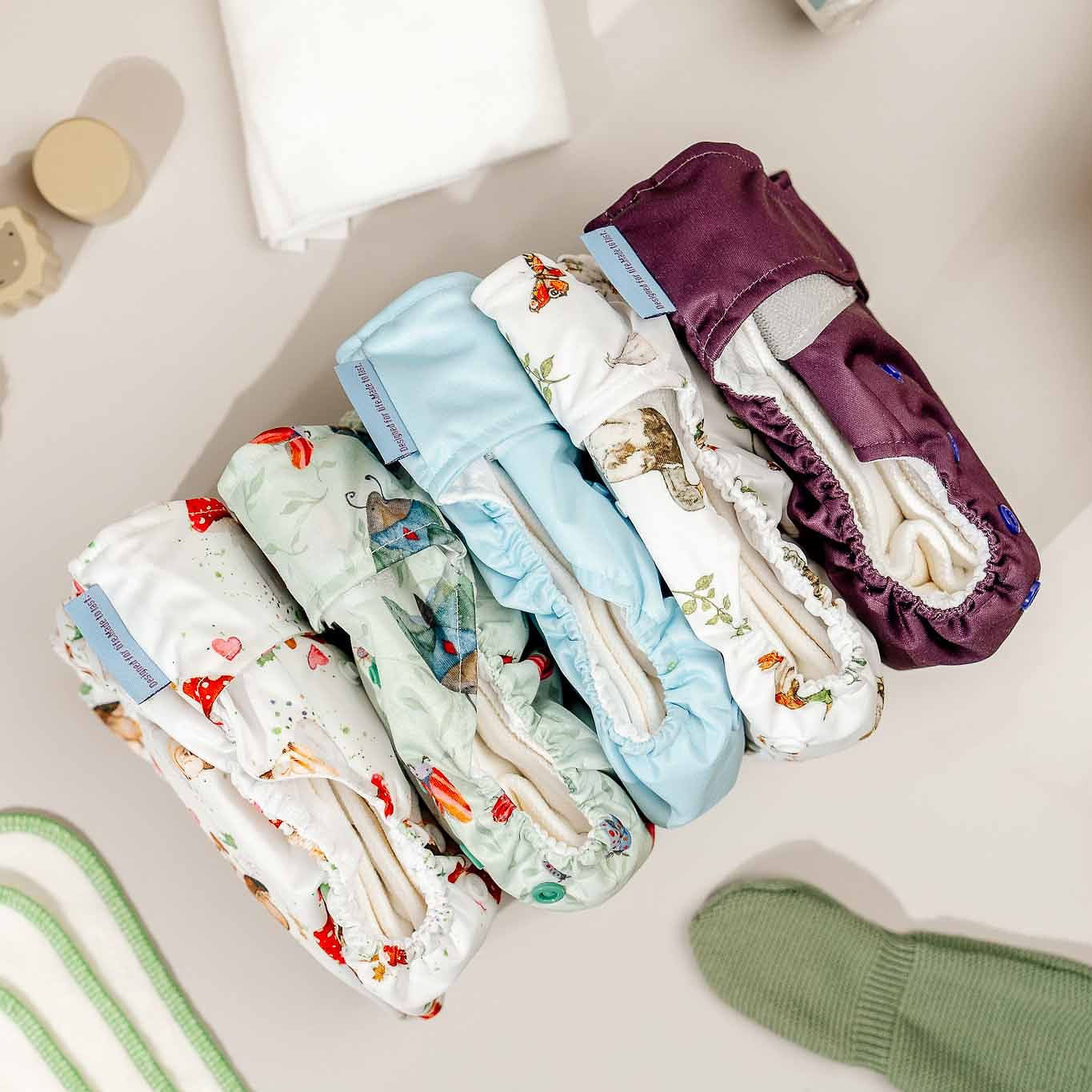 EcoKinly Nappy Starter Kit 3 mths - 3 yrs