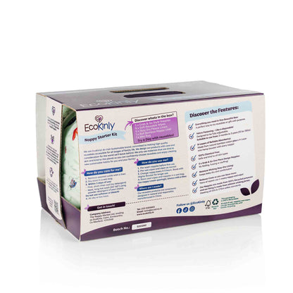 EcoKinly Nappy Starter Kit 3 mths - 3 yrs