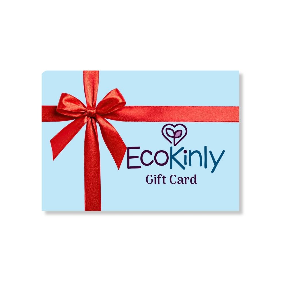 gift card with red ribbon and ecokinly 