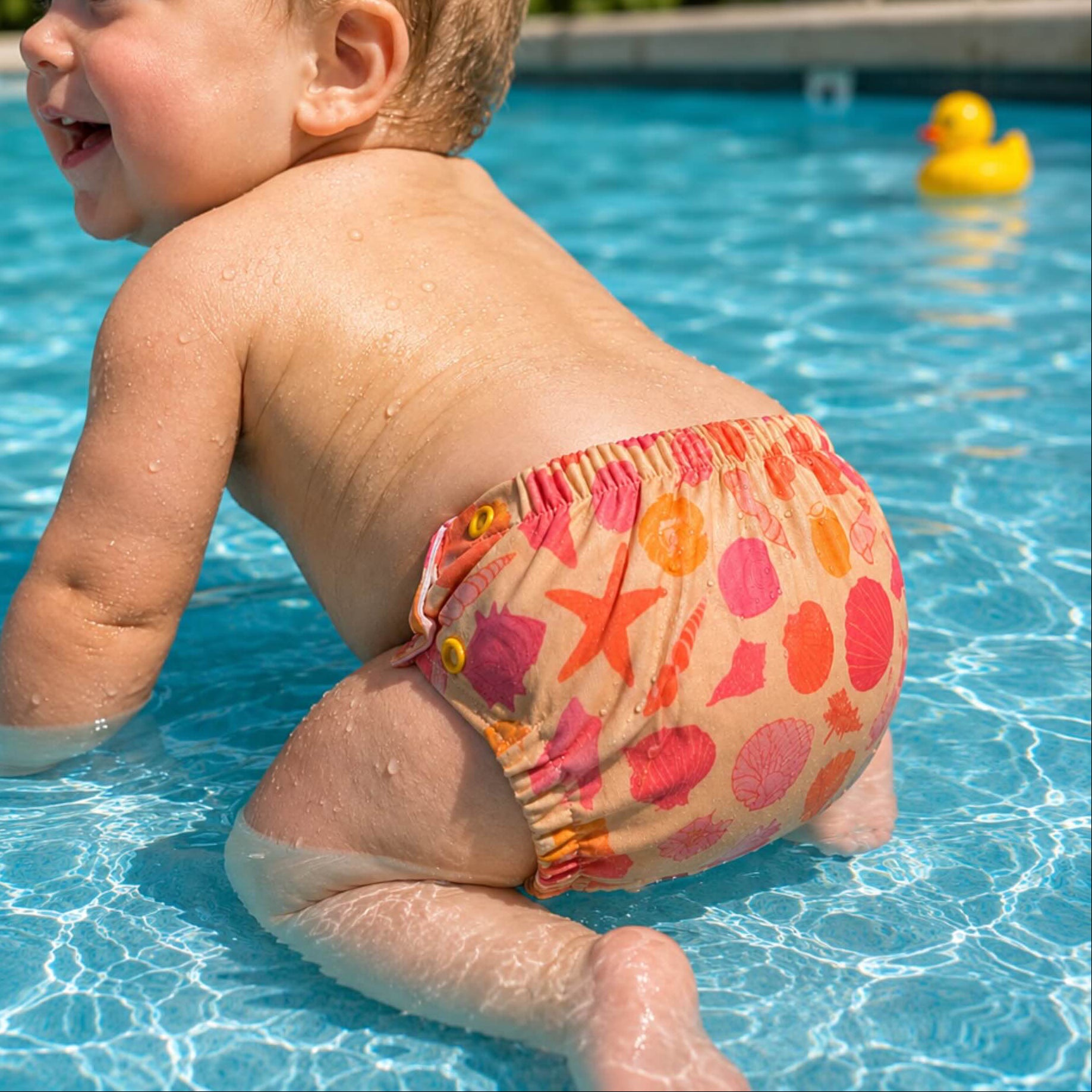 EcoKinly Reusable Swim Nappy - Splash & Dash